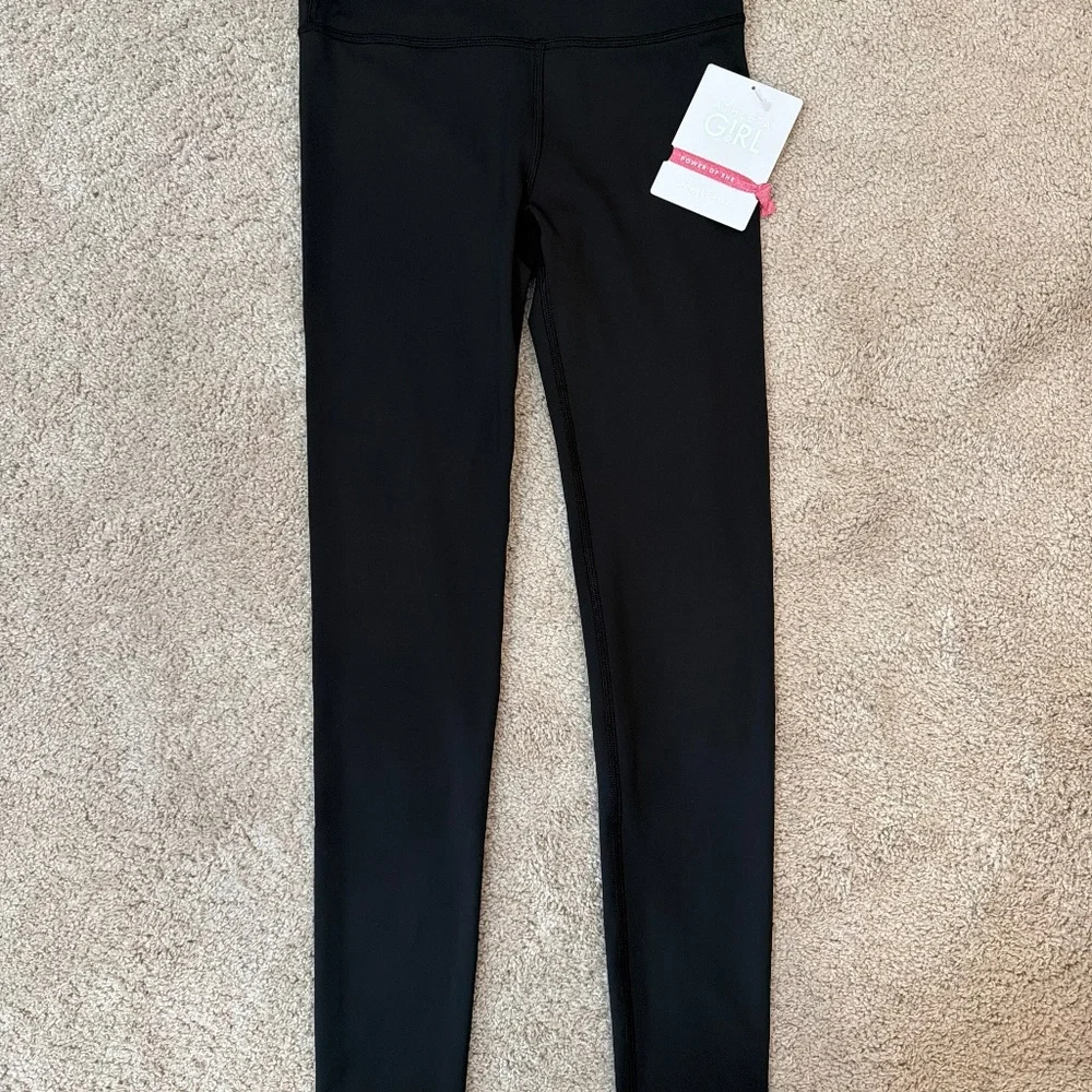 Athleta Girl Black Leggings - L/12